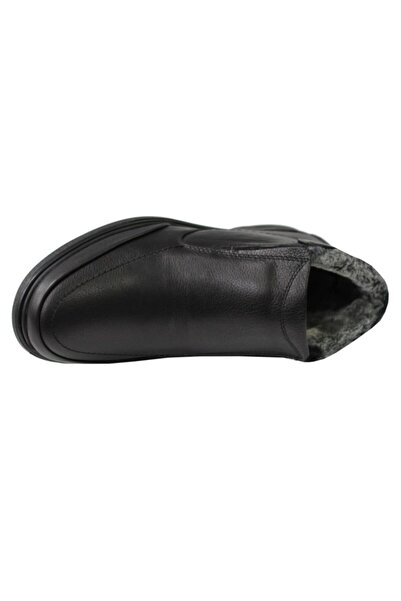 Polaris 100615 Siyah Anatomik Hakiki Deri Erkek Bot