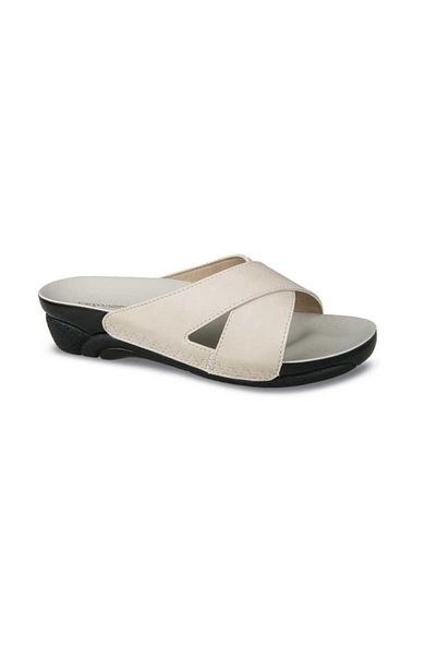 Ceyo Women's Beige Venice-9 Orthopedic Slippers