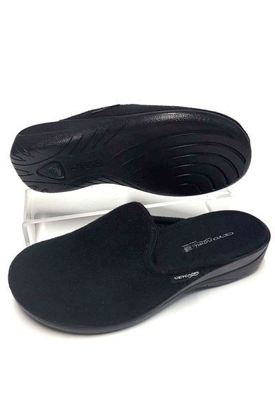 Ceyo Nomi Ramona-3 Anatomical Closed Black Women's Slippers