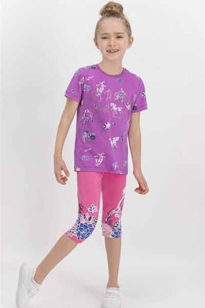 U.S. Polo Assn. Η.Π.Α. Polo Assn. Αδειοδοτημένο - Σετ καλσόν ορχιδέας για κορ...