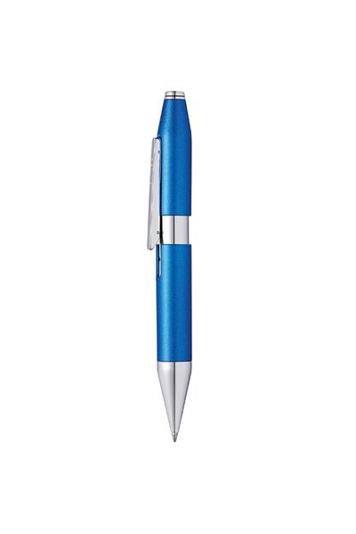 Cross Crx Roller Pen Blue Chrome At0725-4