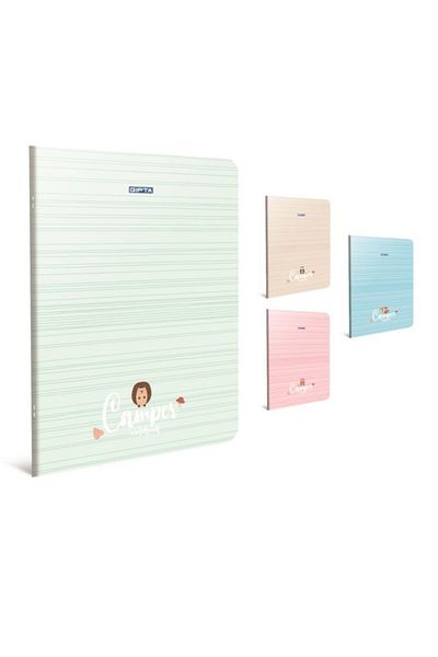 Gıpta Carnet A4 cu copertă din carton cu cusătură cu sârmă, 60 de coli cu rigle (pachet de 6) 4333