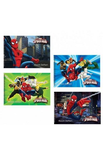 KESKİN COLOR Spiderman 15 coli Caiet de imagini spiralat 25 X 35 Cm 2 buc