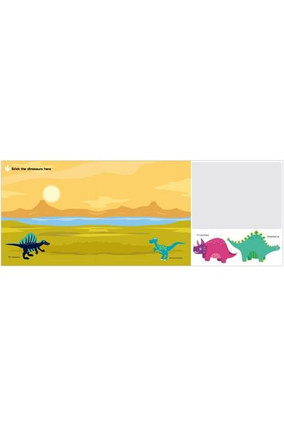 Hopax Stickn Jurassic World Sticker Book 20x15cm 30 pagini 29026
