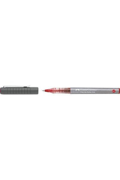 Faber Castell قلم فابر كاستل رولر حبر مجاني 0.7 ملم أحمر 5020348121   (صندوق 12)