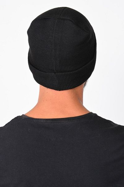 Deafox Černý pánský trendový skládaný baret