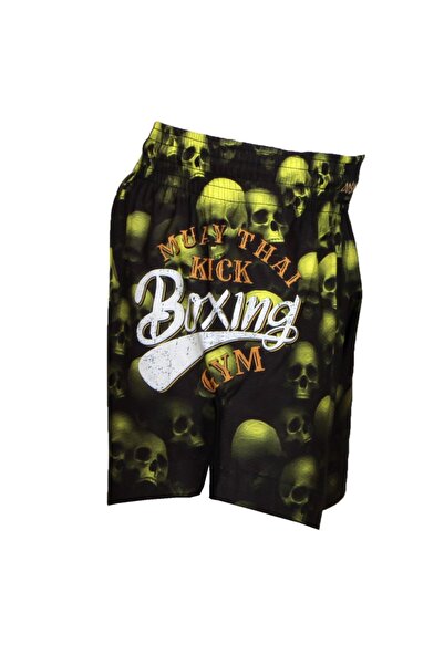 DO-SMAI Dijital Baskılı Danger Fitness Boks Muay Thai Antrenman Şortu Spor Şort Fgs237