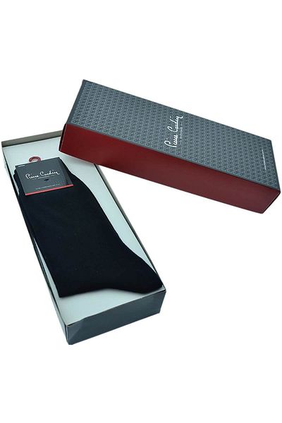 Pierre Cardin Комплект мъжки чорапи от 6 черни, 700