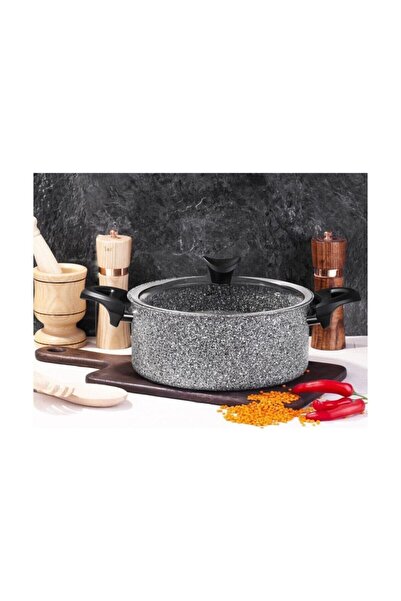 Taç Ultra Granite Deep Pot Gray - 22cm