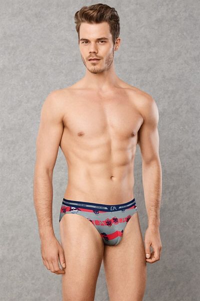 Doreanse Men's Modal Multicolor Printed Panties Slip 1237