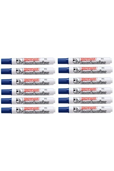 Snowman Board Marker Tahta Kalemi 12 Li