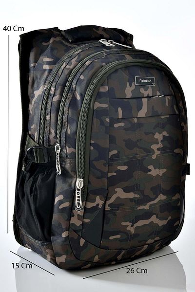 Relaxion 2230 Bat Backpack - Χακί - Μονό Μέγεθος