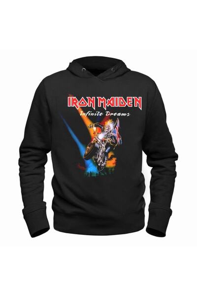 Alfa Tshirt سويت شيرت أسود من Iron Maiden للجنسين