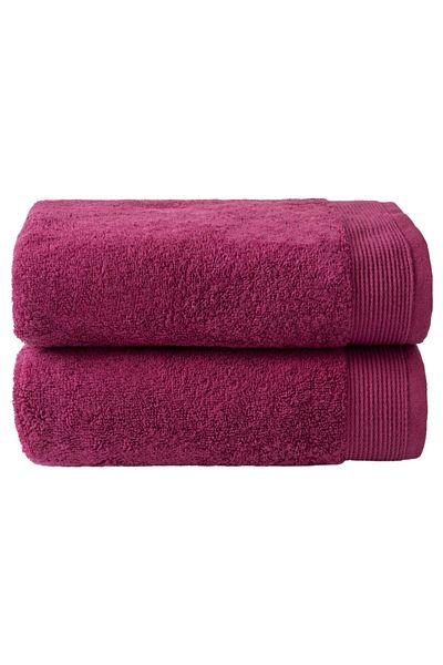 Upline Massimo Fuchsia 2-Piece Hand/Face Towel (50x100)