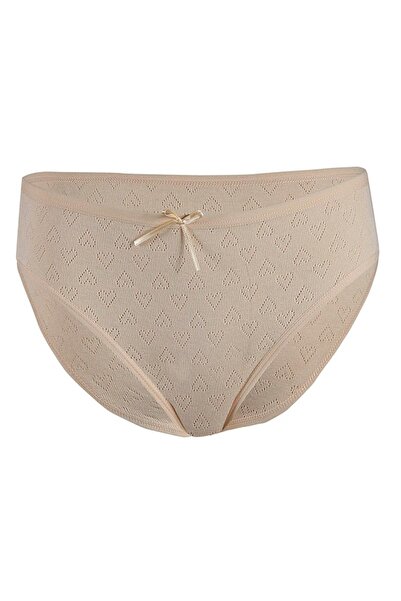 YILDIZ Star Women's 12 Pack Ribbed Heart Bikini Panties