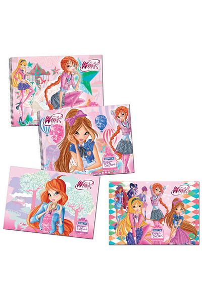 Gıpta 15 Sheets 35x50 Winx Spiral Drawing Book 3087