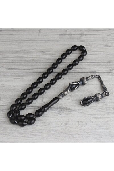 İnan Tesbih مسبحة من حجر أرزوروم أولتو الفضي مع شرابة