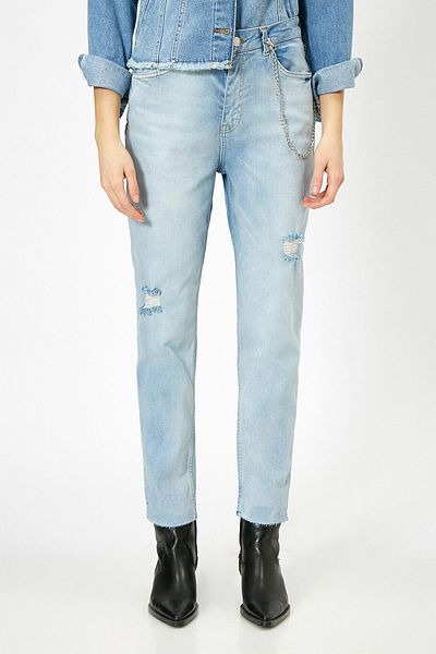Koton Pantaloni Mom Jean de damă 0yak47909od