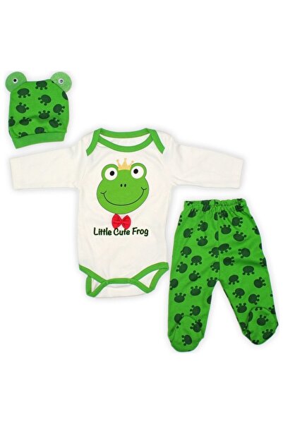 minibird baby بدلة بادي بطبعة ضفدع