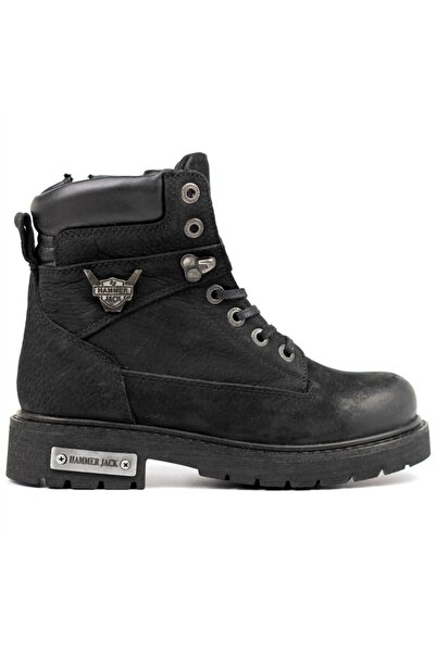 Hammer Jack 18501-g حذاء نسائي من الجلد الطبيعي باللون الأسود من جلد نوبوك