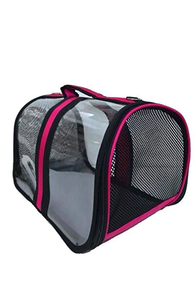 Pet Pretty BACCO MİLANO ŞEFFAF KEDI VE KÖPEK ÇANTASI PEMBE
