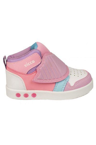 Vicco Baby Girl Pink 313.b20k.100 Baby Lighted Sports Shoes