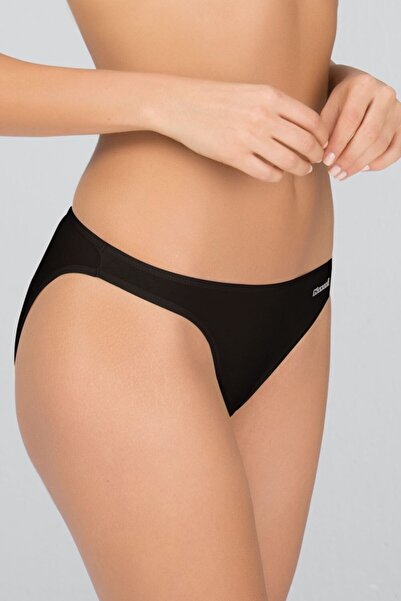 Kom Compact Super Bikini Slip Panties - 6-Piece 2 White Black Skin Color S-Xl