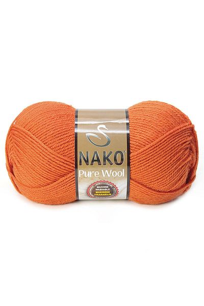 NAKO 6963 Μοντέλο Πορτοκαλί Καθαρή Μαλλί