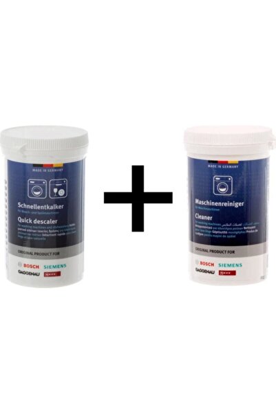 Bosch Siemens Çamaşır-bulaşık Makinesi Kireç Çözücü+çamaşır Makine Temizleyici (2'si Bir Arada)