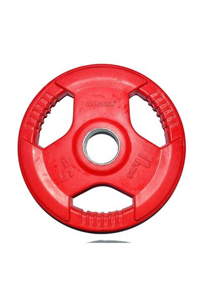 AVESSA 20 Kg Olimpik Kauçuk Plaka Kırmızı Mb-12111
