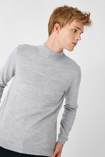 Koton Grauer Herrenpullover