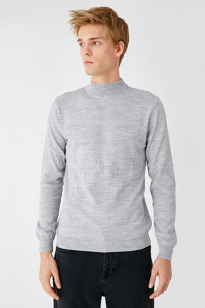 Koton Grauer Herrenpullover