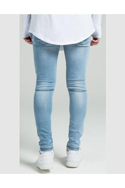 Siksilk Чоловічі сині джинси Extreme Biker