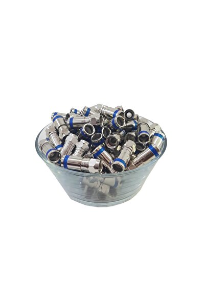 DIGITURK Rg6 Dijitürk Sıkmalı F Konnektör 50 Adet