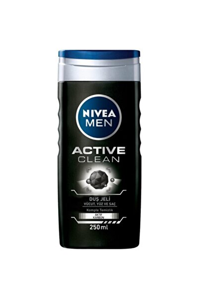 NIVEA Men Active Clean Kömürlü Duş Jeli 250 Ml