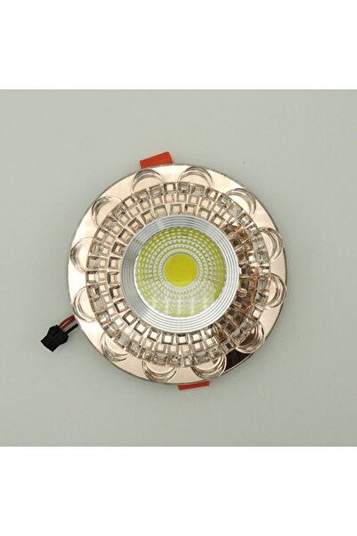 Sunlight Gold Kristal Cam Sıva Altı Spot Cob Led Armatür Beyaz Gün Işığı