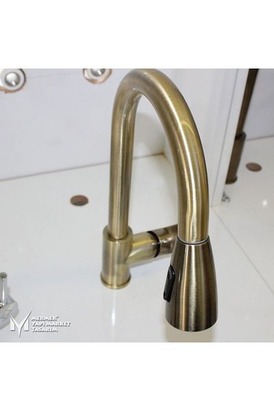 MYM Mermer Yapı Market Tasarım Antique Fountain Faucet with Fountain - With Hose