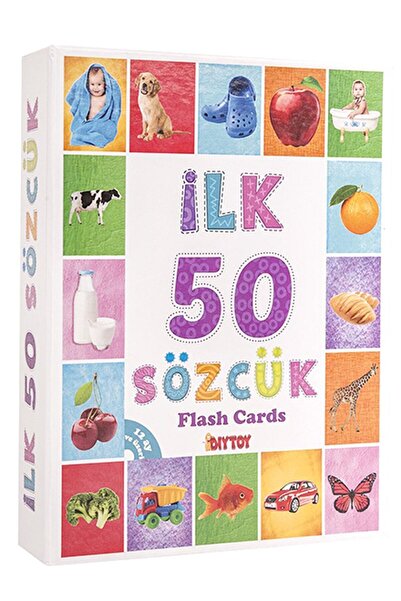 Diytoy أول 50 كلمة بطاقات فلاش