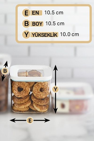 VİP AHMET 700 ml 3 Storage Container