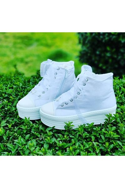 Ayakkabı Tutkusu Stilo ® Pantofi de mireasă eleganti cu fermoar pentru mirese