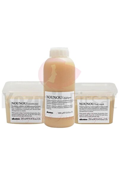 Davines شامبو نونو 1000 مل + كريم 250 مل + قناع 250 مل