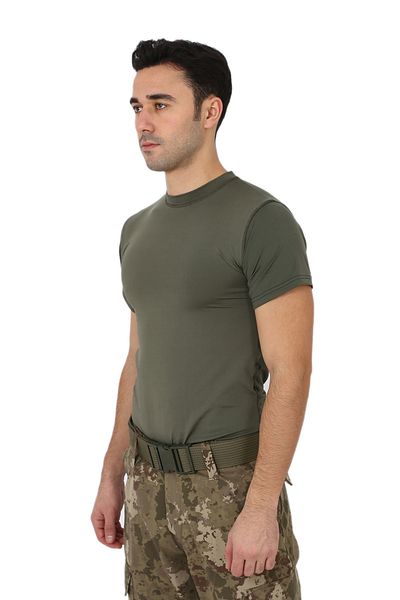 Asker Marketi Μπλουζάκι Khaki Microfiber - Κοντομάνικο Micro T-shirt - Military Material