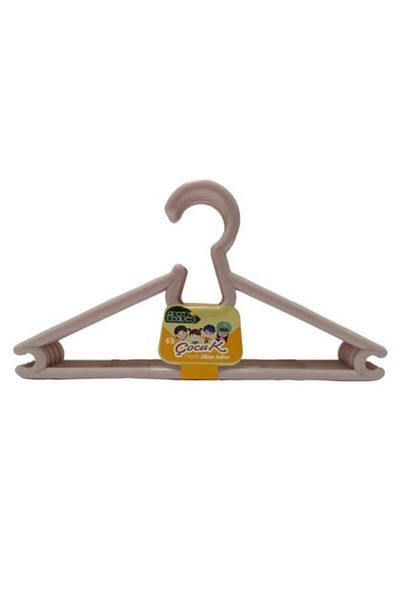 OMAK 24 Pieces Baby and Children's Clothes Hangers Powder
