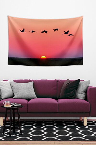 Vagonik Килим «Зграя ластівок» для настінного покриття 70 × 100 см