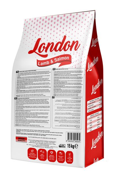 London Kuzu Etli Ve Somon Balıklı Köpek Maması