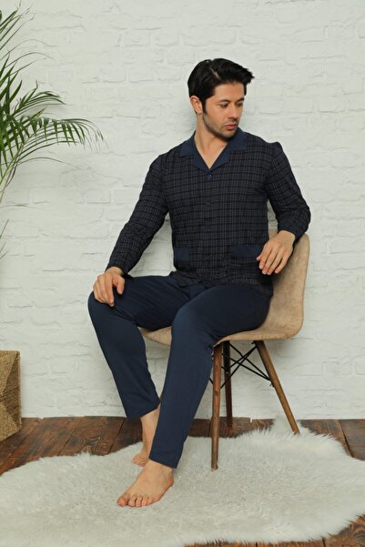 BİRŞEN Erkek Uzun Kollu Penye Pijama Takımı