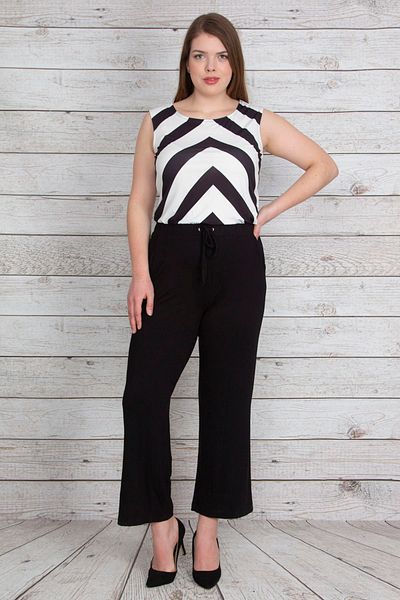 Şans Plus Size Jumpsuit - Black - Regular fit