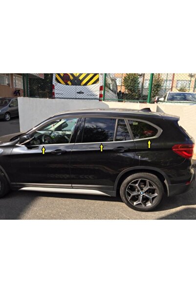 Titiz Krom Aksesuar Bmw F48 X1 2016-2018 Krom Cam Altı Çıtası Aksesuarı 6 Parça