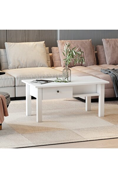 Genel Markalar Orta Sehpa Loft Beyaz