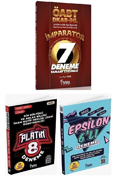 Genel Markalar 2022 Öabt Dikab Imparator 7+ Epsilon 6 + Platin 8 Li Deneme